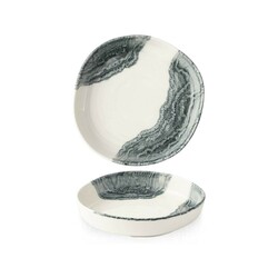Zdjęcie do “Fine Dine Talerz organiczny z wysokim rantem Tide Black śr. 230 mm - kod TDBKWOB21”.