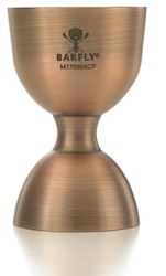 Zdjęcie do “Barfly Miarka barmańska Bell z prostą krawędzią 25/50 ml, antyczna miedź - kod M37098ACP”.