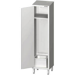 Stalgast Szafa stalowa porządkowa ze zlewem, 500x500x(H)2000 mm - kod S617000