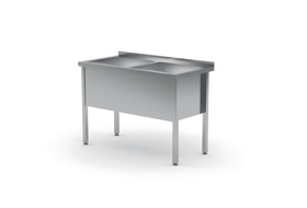 Zdjęcie do “Stół z basenem dwukomorowym 1400x700x850 mm - kod 206 147/4”.