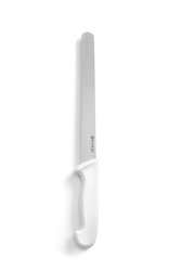 Zdjęcie do “Hendi Nóż do chleba i ciast HACCP - 250 mm, biały - kod 843055”.