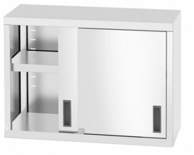 Zdjęcie do “Szafka wisząca z drzwiami suwanymi 1000x300x(H)600 mm, spawana - kod 811207”.