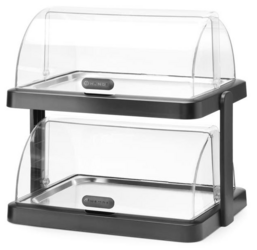 Zdjęcie do “Hendi Podwójna witrynka chłodząca roll-top Duo UNIQ 480x355x(H)480 mm - kod 871812”.