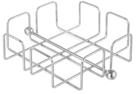 Zdjęcie do “Serwetnik stalowy 190x190x(H)65 mm- kod 428528”.