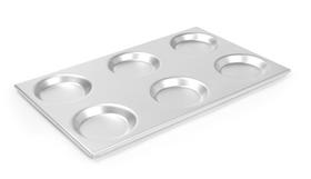 Zdjęcie do “Taca aluminiowa GN 1/1 z formami - kod 808740”.