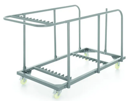 Zdjęcie do “Wózek do transportu stołów cateringowych 1800x850x(h)990 mm - kod 811221”.