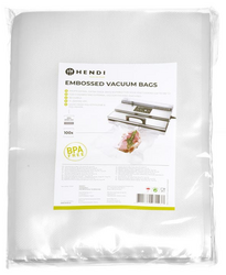 Worki moletowane do pakowarek listwowych i gotowania sous vide 100 szt. 250x350 mm - kod 971437